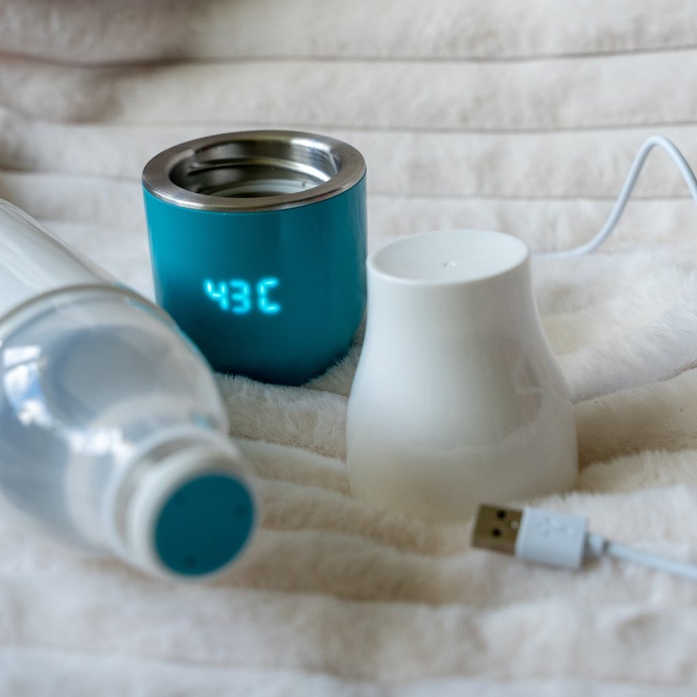 Bottle Warmer with Formula Dispenser- USB Rechargeable